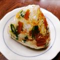 よよっち♪'s cooksnap of when they made 福神漬けジャコごまおにぎり♪.