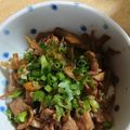 kijineko's cooksnap of when they made 甘くない野菜もとれる牛丼.