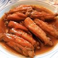 クック3JPO2F☆'s cooksnap of when they made 鷄手羽ｽﾍﾟｱﾘﾌﾞ梅酒の甘辛煮.