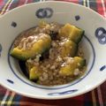 クック50OAJY☆'s cooksnap of when they made かぼちゃの鶏そぼろあんかけ.