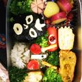 まるまるまるた's cooksnap of when they made 仮面ライダー1号とショッカーのキャラ弁❤.