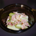 PARNELL's cooksnap of when they made 簡単★ねぎとベーコンの蒸し煮.