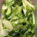 KimiキラMiku's cooksnap of when they made セロリときゅうりのさっぱり和え.
