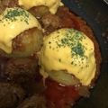 にこにこくうたん's cooksnap of when they made まるごと新玉ねぎの肉詰め★トマトソース煮.
