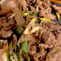 海老ふりゃ〜's cooksnap of when they made ガッツリ系！＊焼き肉丼×溶きたまスープ＊.