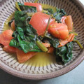 ピヨコのたまご's cooksnap of when they made ほうれん草とトマトのさっぱりにんにく炒め.