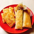 のんべぇヒロ's cooksnap of when they made リメイク☆揚げずに簡単☆鶏ハム春巻き.