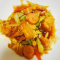 takaiku's cooksnap of when they made 簡単♪魚肉ソーセージで厚揚げ野菜炒め.