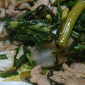 ほそにゃん♪'s cooksnap of when they made 白菜と春菊と豚肉のさっぱり中華炒め♪.