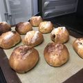 ふじかな's cooksnap of when they made 甘～いシュガーバタートップのレーズンパン.