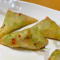 にしみさ☆'s cooksnap of when they made キャベツと紅しょうが☆あっさり三角春巻き.