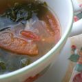 tsohmionko's cooksnap of when they made トマトとレタスのスープ♡.