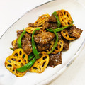 あっこ姉's cooksnap of when they made 蓮根と牛肉のオイスターソース炒め.