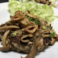 ☆GSSQHY☆'s cooksnap of when they made 我が家の和風おろしキノコハンバーグ.
