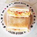 めいめい☆☆☆'s cooksnap of when they made キャベツハムチー★トーストサンド.