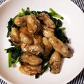 そよ風の詩's cooksnap of when they made 牡蠣のレモンバター醤油ソテー.