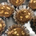 岡野まるこ's cooksnap of when they made おばあちゃんも喜ぶ♪黒糖で甘納豆マフィン.