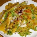 のんこ's cooksnap of when they made 海鮮＆ほんのりチーズのチヂミ.