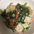 ももいろのくまさん's cooksnap of when they made 春菊と厚揚げの白和え【JA福岡市】.
