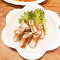 うす味さん's cooksnap of when they made 餃子のタネをリメイク♪ちくわの肉詰め.