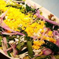 mummypig's cooksnap of when they made ほうれん草とささみのミモザサラダ.