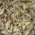 だぁしま's cooksnap of when they made 節約つまみ＆おかず❀白滝＋牛丼？牛皿？.