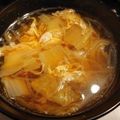 みゃじま's cooksnap of when they made 白菜と春雨と卵のスープ*･.