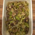 うさまる．'s cooksnap of when they made ひき肉でネギ牛丼.
