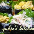 yukiはぴ's cooksnap of when they made カニカママヨおにぎり★.