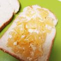 くーし's cooksnap of when they made レンジで簡単！林檎のチーズクリームサンド.
