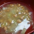 あゆたっくん's cooksnap of when they made 栄養満点♡春キャベツの納豆味噌汁.
