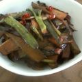 mls02's cooksnap of when they made 葉や枝も使った山ウドのキンピラ.
