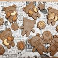 くまっくま520's cooksnap of when they made ナッツ2個だっこくまさんクッキー.