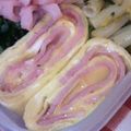 みや☆なな's cooksnap of when they made 我が家の定番☆ベーコンとチーズの卵焼き☆.
