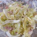 まめスノー's cooksnap of when they made 【材料4つパパッと副菜】キャベツナサラダ.