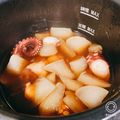 momoetsu's cooksnap of when they made たこと大根の煮物。（電気圧力鍋10分）.