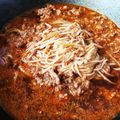 日曜日よりの使者's cooksnap of when they made 坦々風☆肉味噌つけ麺.