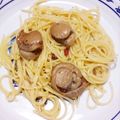 そばぐり's cooksnap of when they made 絶品！ホタテのペペロンチーノ.