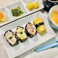 ryumi58's cooksnap of when they made ✿皆で作ろぅ♬常備食でお好み軍艦寿司✿.