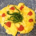 ハント☆'s cooksnap of when they made ☆おかひじきとタラコのチーズオムレツ☆.