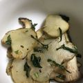 なつきよう's cooksnap of when they made 大葉香る♪菊芋とエリンギのバター醤油炒め.