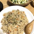 おりぼぶ's cooksnap of when they made もち麦のチーズリゾット.