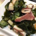 わたるんママ's cooksnap of when they made タコとワカメとキュウリとミョウガの酢物☺.