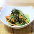 ももいろさくら's cooksnap of when they made 【話題入り】小松菜と人参のナムル.
