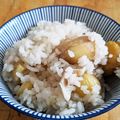 サバイバーA's cooksnap of when they made 秋メニュー☆圧力鍋で栗ごはん.