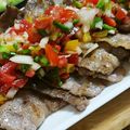 Ｃｈｕ―ｓｏｎ's cooksnap of when they made ピり辛うまっ♪牛カルビのサルサソースがけ.