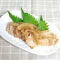 ゆづキッチン's cooksnap of when they made 豚ロースのマスタード焼き、大葉添え。.