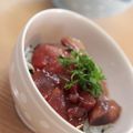 どこでもいっしょ's cooksnap of when they made マグロとブリの漬け丼.
