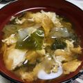 Halü★mama's cooksnap of when they made キャベツと卵の味噌汁.