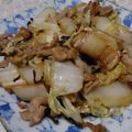 クック6DDPP8☆'s cooksnap of when they made 簡単★旬の白菜と豚肉の塩こんぶ炒め.